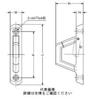 スガツネ工業 ステンレス鋼(SUS316相当品)製ナス環フック ENーK120 1個（直送品）