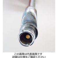 エスコ 0 ー1200kPa タイヤゲージ&チャック(4.2mホース付) EA123CG-28A 1セット（直送品）