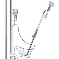 エスコ 120cm ドレンクリーナー(兼用式) EA340RE-20 1個（直送品）