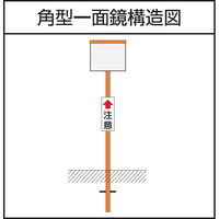 トーアン アクリルミラーセット500×600 1面76.3×3600 51ー101 1セット（直送品）