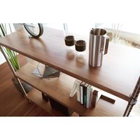 ホームエレクター ウッドシェルフ ウォールナット 幅750×奥行450mm H1830WWL1 1枚（直送品）