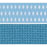 CM12AB FBF5 |オカムラ コンテッサ チェア 小型ヘッドレスト付 固定肘 背メッシュ座クッション ポリッシュ×ネオブラック ライトブルー（直送品）