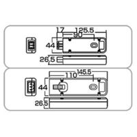 延長コード 電源タップ 0.4m ブラック TAP-ME7051T04 サンワサプライ 1個（直送品）