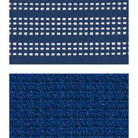 CP41DR FGR3 バロン チェア EXハイバック 可動ヘッドレスト 固定肘 背サポートメッシュ座クッション シルバー×ブラック ミディアムブルー（直送品）