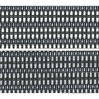 CP42AW FDH1 バロン チェア EXハイバック 可動ヘッドレスト 固定肘 背・座スタンダード ポリッシュ×ホワイト ブラック（直送品）