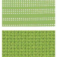 CP44BW FGR5 バロン チェア ローバック ハンガー 固定肘 背グラデーションメッシュ・座クッション ポリッシュ×ホワイト ライムグリーン（直送品）