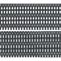 CP45CR FDH1 バロン チェア ハイバック 固定肘 背・座スタンダード シルバー×ブラック ブラック（直送品）
