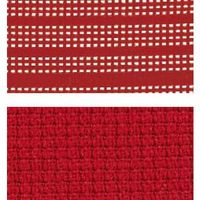 CP47BW FGR9 バロン チェア EXハイバック 固定ヘッドレスト 固定肘 背グラデーションメッシュ・座クッション ポリッシュ×ホワイト レッド（直送品）