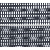 バロンゲストチェア 固定肘 背・座スタンダード クロームメッキ×ブラック ダークブルー CP72AR FDH4（直送品）