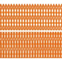 バロンゲストチェア 固定肘 背・座スタンダード クロームメッキ×ブラック オレンジ CP72AR FDH8（直送品）