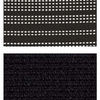 CP88BW FGR1 バロン チェア EXハイバック 固定ヘッドレスト 可動肘 背グラデーションメッシュ座クッション ポリッシュ×ホワイト ブラック（直送品）