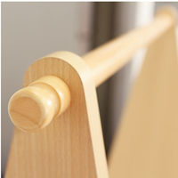 白井産業 キッズ向け家具 ハンガーラック ナチュラル×ホワイト LAK-8555 1台