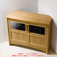 【軒先渡し】朝日木材加工 グレースシリーズ カントリー調ミドルテレビ台 ナチュラル 幅790 × 奥行308 × 高さ651mm 1台（直送品）