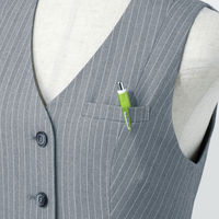 アイトス Pieds ベスト グレー 17号 HCV4600-090 1着（直送品）