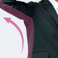 アイトス Pieds ジャケット グレー 5号 HCJ4600-090 1着（直送品）