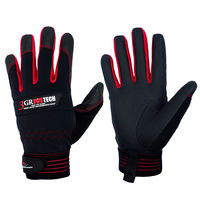 【ポリウレタン手袋】 ミタニコーポレーション MAD ON WORK 合皮手袋 3GRエムテック 209534 ブラック L 1双