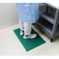 カーボーイ 足腰マット穴なし Sサイズ グリーン AM-01GR 1枚