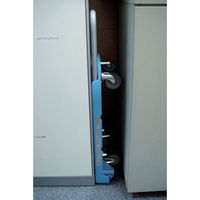 【台車】 トラスコ中山 樹脂台車 こまわり君 省音G車輪 600X390 ブルー MP-6039N2-B 1台　818-6971