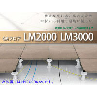 フクビ化学工業 フクビ OAフロアシリーズ OAフロア用 LM2000パネル（2000N） 木質系レベル調整タイプ OALMP20 1セット/2枚入（直送品）