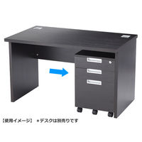 【車上渡し】アール・エフ・ヤマカワ EX木製インサイドワゴン ダーク RFCA-EXDB 1台（直送品）