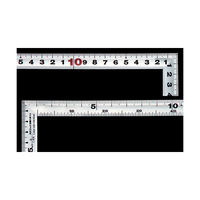 シンワ測定 曲尺角厚 シルバー 50cm 裏面角目 日本一 J 10014 1本