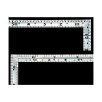 シンワ測定 曲尺角厚 シルバー 裏目盛（角目・丸目・返し目・吉凶尺・ホゾ穴測定目盛） 重宝 1尺6寸/呼寸52cm 10372 1本（直送品）