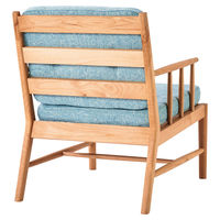 Yoshikei （吉桂） TERRACE（テラス） 1人掛けソファ クッション付 ブルー 幅540mm 1脚（直送品）