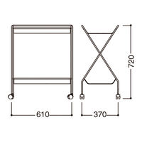 オカムラ 荷物置き ネオホワイト LU81AA-Z975 1台