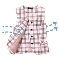 アイトス Pieds ベスト ピンク 19号 HCV6160-038 1着（直送品）