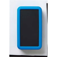 タカチ電機工業 LCS型シリコンカバー付プラスチックケース ダークグレー/ブルー LCS115ーF2ーDB 1個 1セット(2個)（直送品）