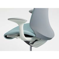 オカムラ スフィア ハイバック ハンガー無 固定肘 ナイロンキャスター 張地インターロック 黒×ダークグレー CT2CAA FXW0 1脚（直送品）