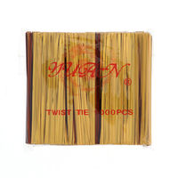 【ケース販売】SWAN カラータイ 4×80 ゴールド 004770995 1ケース(1000本入×100束 合計100000本)（直送品）