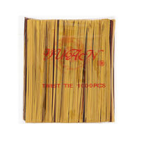 【ケース販売】SWAN カラータイ 4×100 ゴールド 004770990 1ケース(1000本×100束 合計100000本)（直送品）