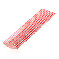 【ケース販売】HEIKO 平袋 柄小袋 ストレート L-24 ギンガムミニ 赤 006538613 1ケース(300枚入×10袋)（直送品）