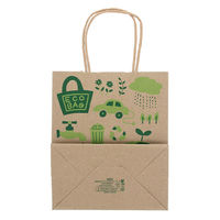 シモジマ 【ケース販売】HEIKO 紙袋 25チャームバッグ 21-12 エコライナーアース 003266747（直送品）