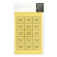 シモジマ 【ケース販売】HEIKO 透明フレーバーシール プレーン 007062921　1ケース(60枚入×10束 合計600枚)（直送品）