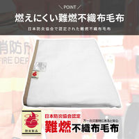 ブレイン ＢＲー９４４真空パック難燃備蓄用不織布毛布（認定ラベル付）　1枚（直送品）