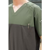 フォーク スクラブ ガンメタ×ストーン L 7040SC-15-L 1枚　スクラブ（直送品）