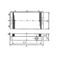 ジーネット GIGA ギガ・セレクション 精密永磁チャック GSX41ー250500ーB GSX41-250500B 1台（直送品）