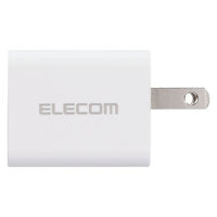 USB充電器 タイプC PD 20W USB-C USB-A 各1ポート コンパクト ホワイト EC-AC22WH エレコム 1個（直送品）