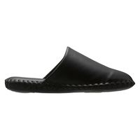 パンジー スリッパ メンズ ルームシューズ ブラック M(25.0cm～25.5cm)  (抗菌・日本製) 9753（直送品）