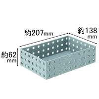 Matakul　クリアホルダーからつくったブリックス　小物入れ　1個　ライクイット オリジナル