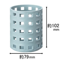 Matakul クリアホルダーからつくったブリックス ペン立て 1個 ライクイット×アスクル共同企画 オリジナル