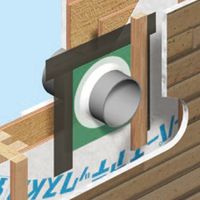 フクビ化学工業 ウェザータイト パイプ用 φ200 換気口用 WTP200 1個（直送品）