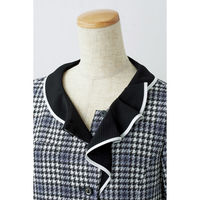 セロリー Selery オーバーブラウス サックス １５号 S-51522（直送品）