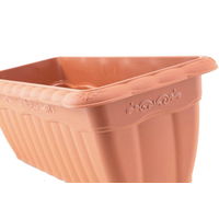 【園芸用品】アップルウェアークイーンプランター 700型 ブラウン 24L 700×300×225mm ガーデニング