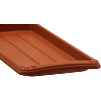 アップルウェアークイーンプレート 550型 ブラウン 540×215mm プランター用受皿