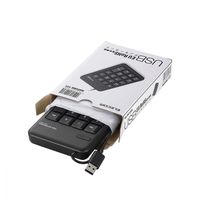 テンキー 有線 Tabキー付き EU RoHS指令準拠 メンブレン ブラック TK-TCM011BK/RS エレコム 5個（直送品）
