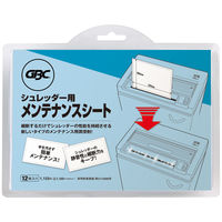 アコ・ブランズ・ジャパン　シュレッダを簡単メンテナンス　シュレッダー用メンテナンスシート　OP12S 1セット（60枚：12枚入×5）