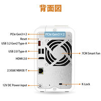 NAS QNAP TS-262 単体 メモリー 4GB 組み立て式 1台